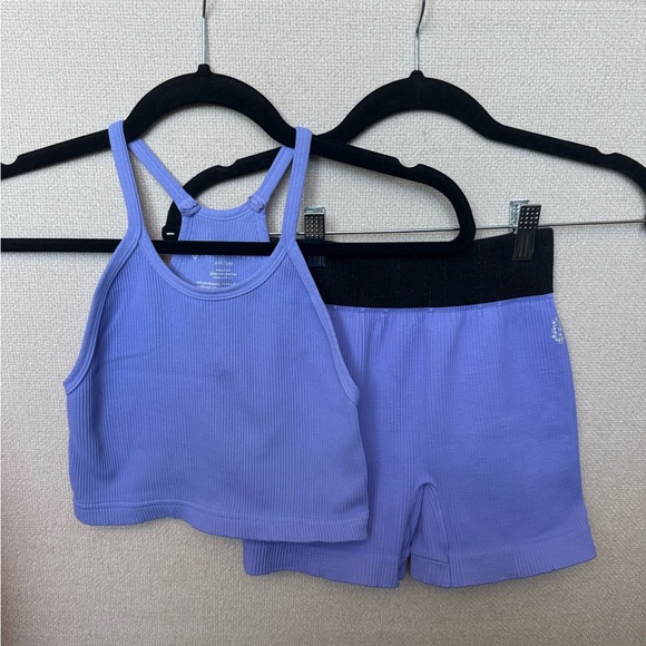 Free People Happiness Runs Crop Tank and Prajna Shorts